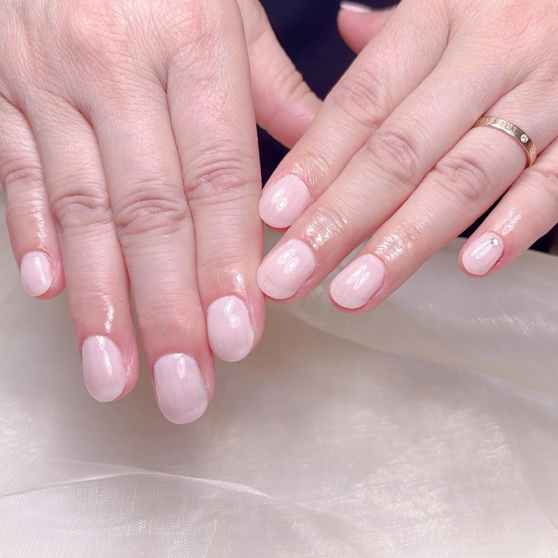 海田町 Nail House Vivian お客様の声2 SAYURIさん 50代のネイル仕上がり